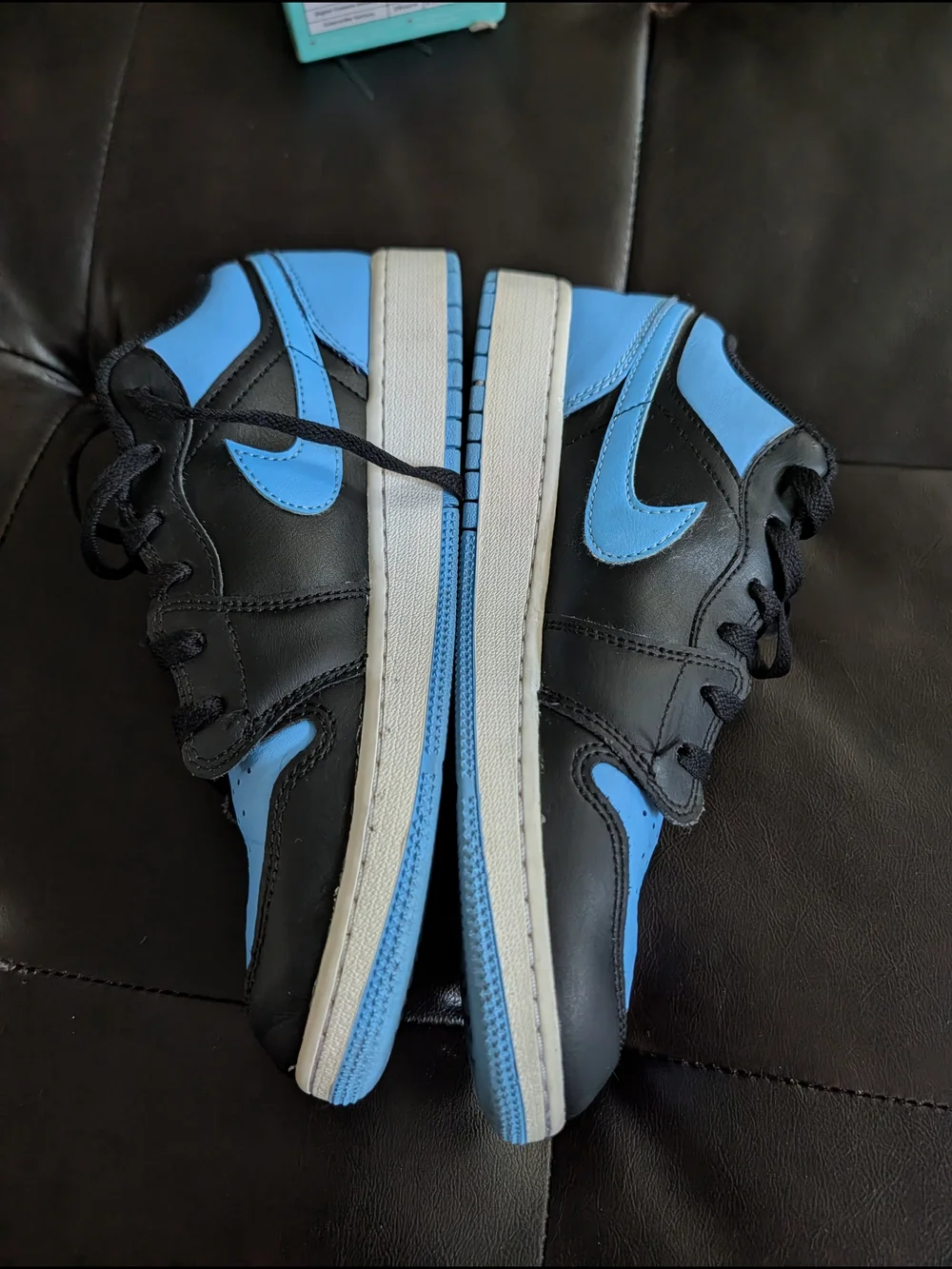 Nike Kids Blue and Black Lace-Up Sneakers